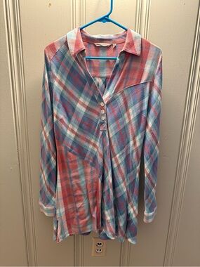Spring Plaid Top